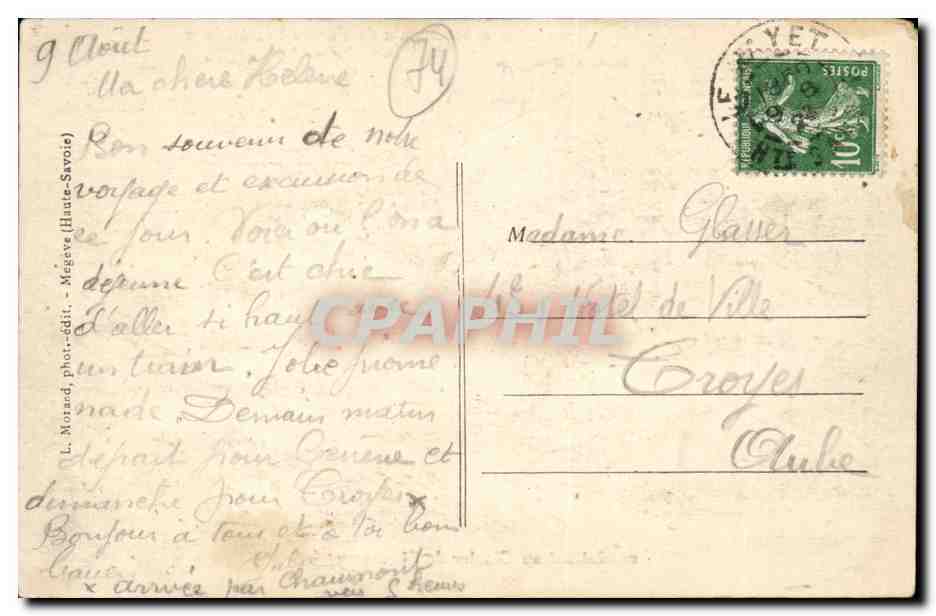 L'Hôtel Bellevue et le Chemin de Fer du Mont-Blanc — Massif du Mont-Blanc — n°605 — Reverso