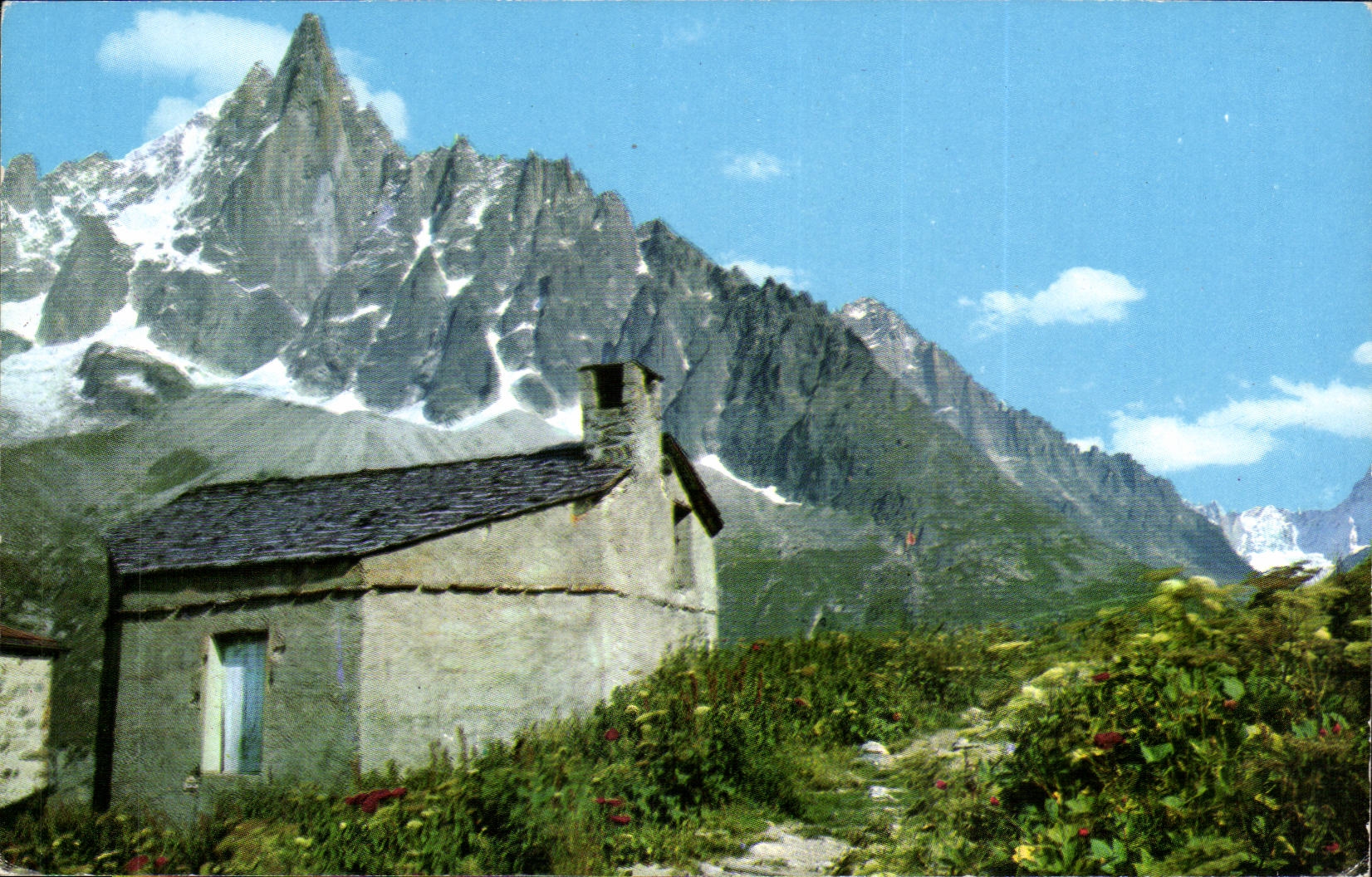 Vallee de Chamonix — Der Tempel der Natur und die Aiguille du Dru (3754 m) — Éditions J. Cellard (Rhône)