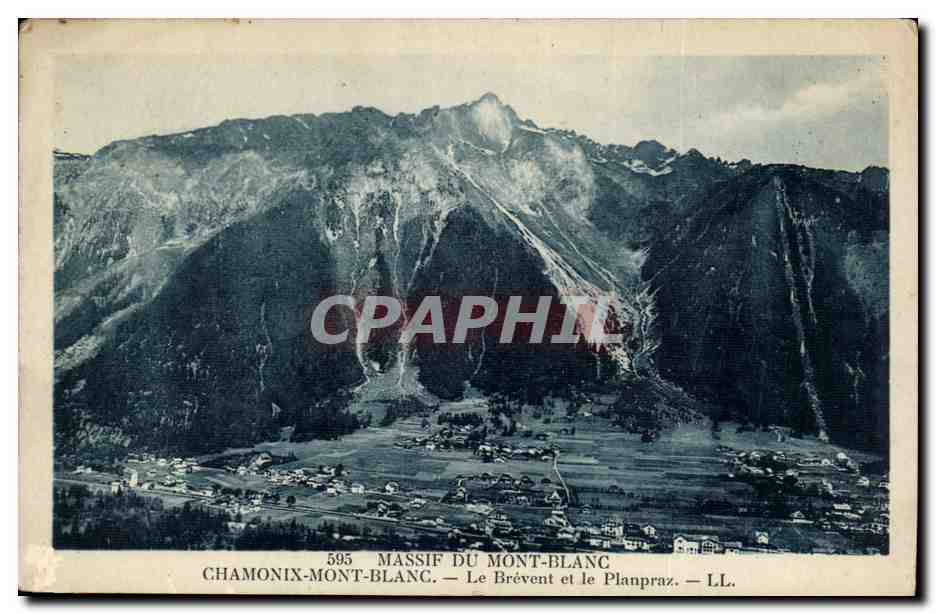 Chamonix Mont Blanc CPA Le Brevent et le Planpraz