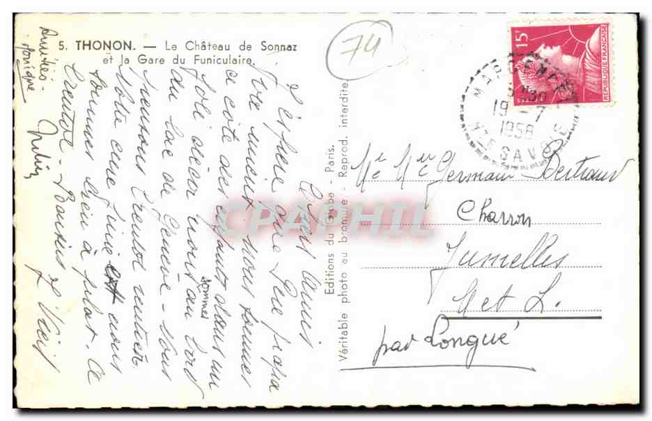 Château de Sonnaz — Gare du Funiculaire — Éditions du Château, Paris — Reverso