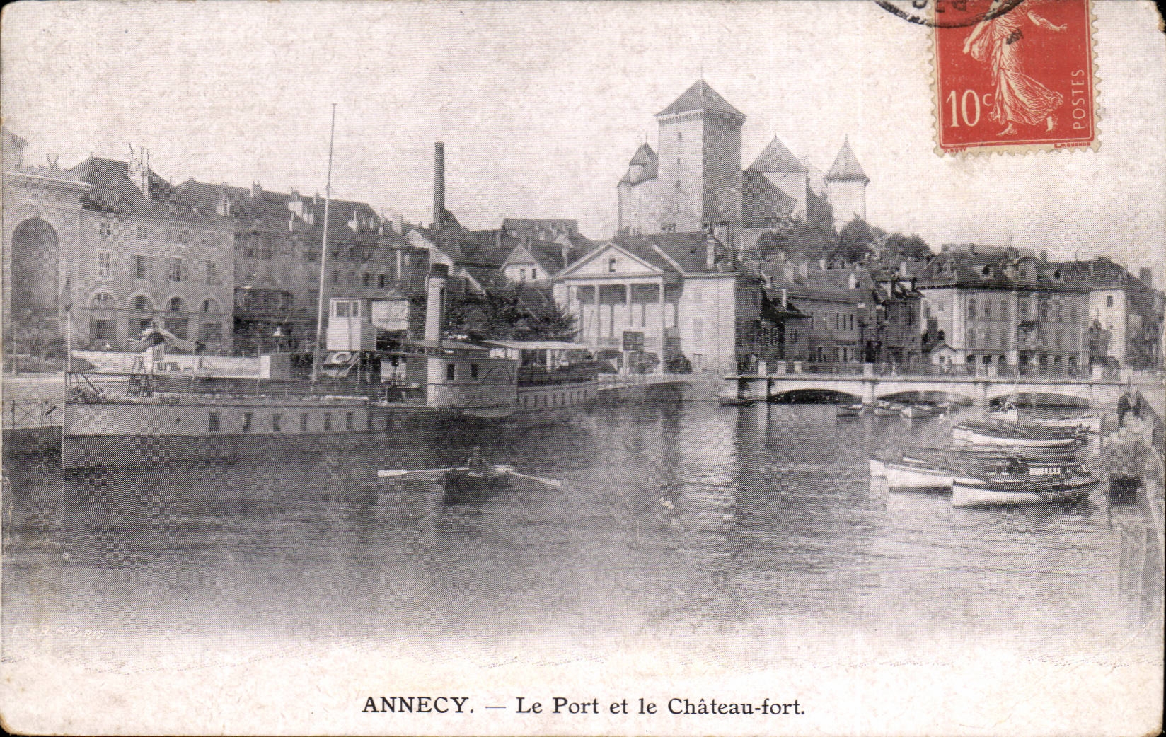 Annecy — Le Port et le Château-fort.