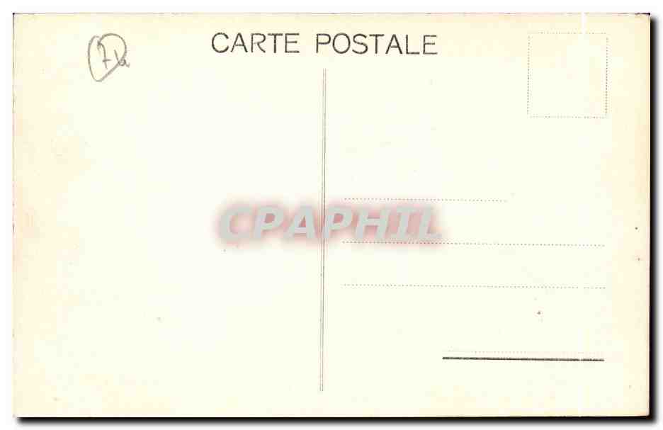 CPA Thonon les Bains Le port — Rückseite