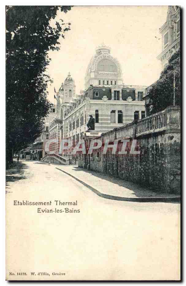 CPA Etablissement thermal Evian les Bains