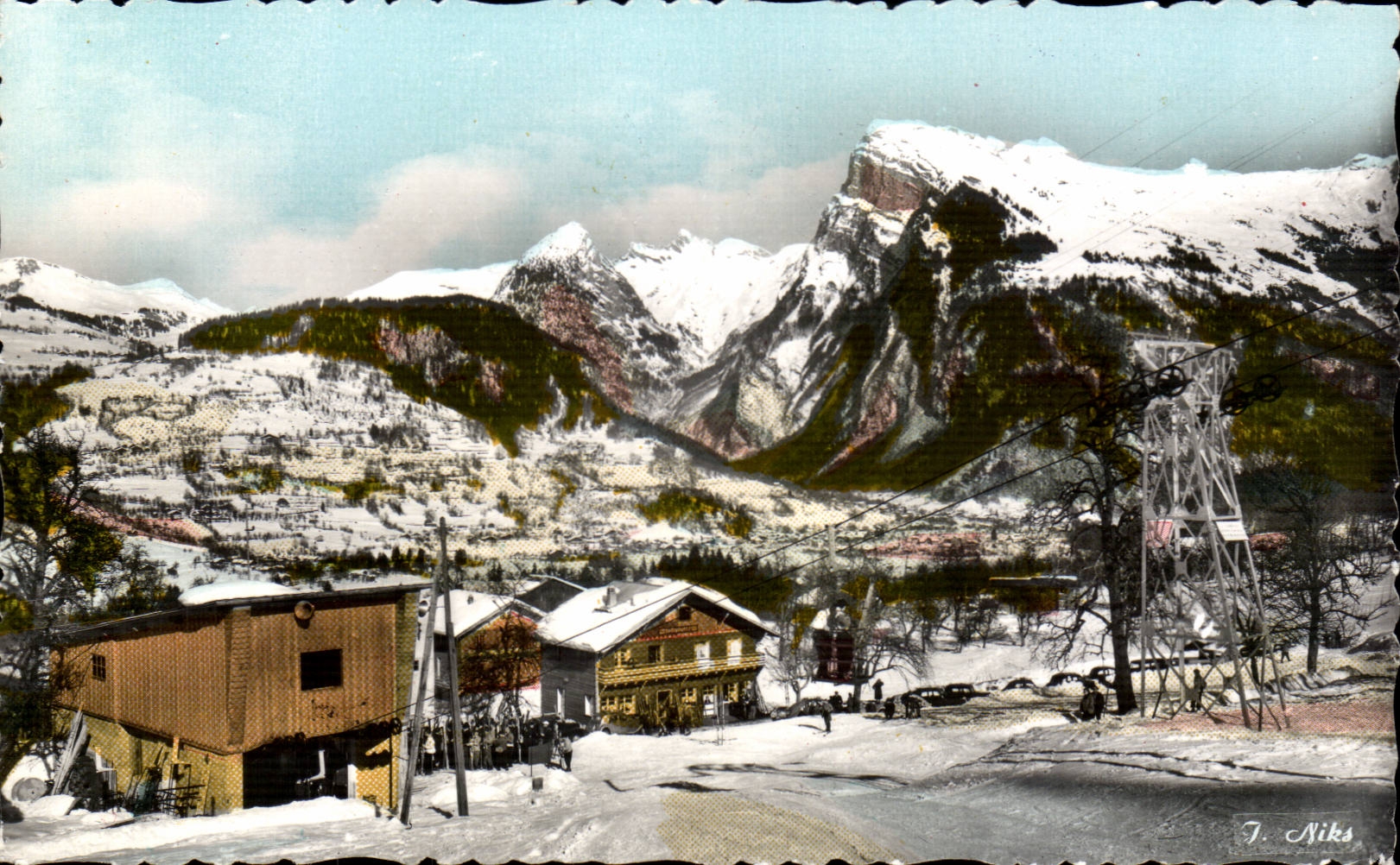 CPA Samoens Vue generale Le Criou