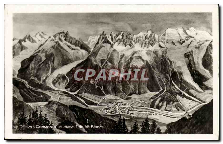 CPA Chamonix et massif du Mont Blanc
