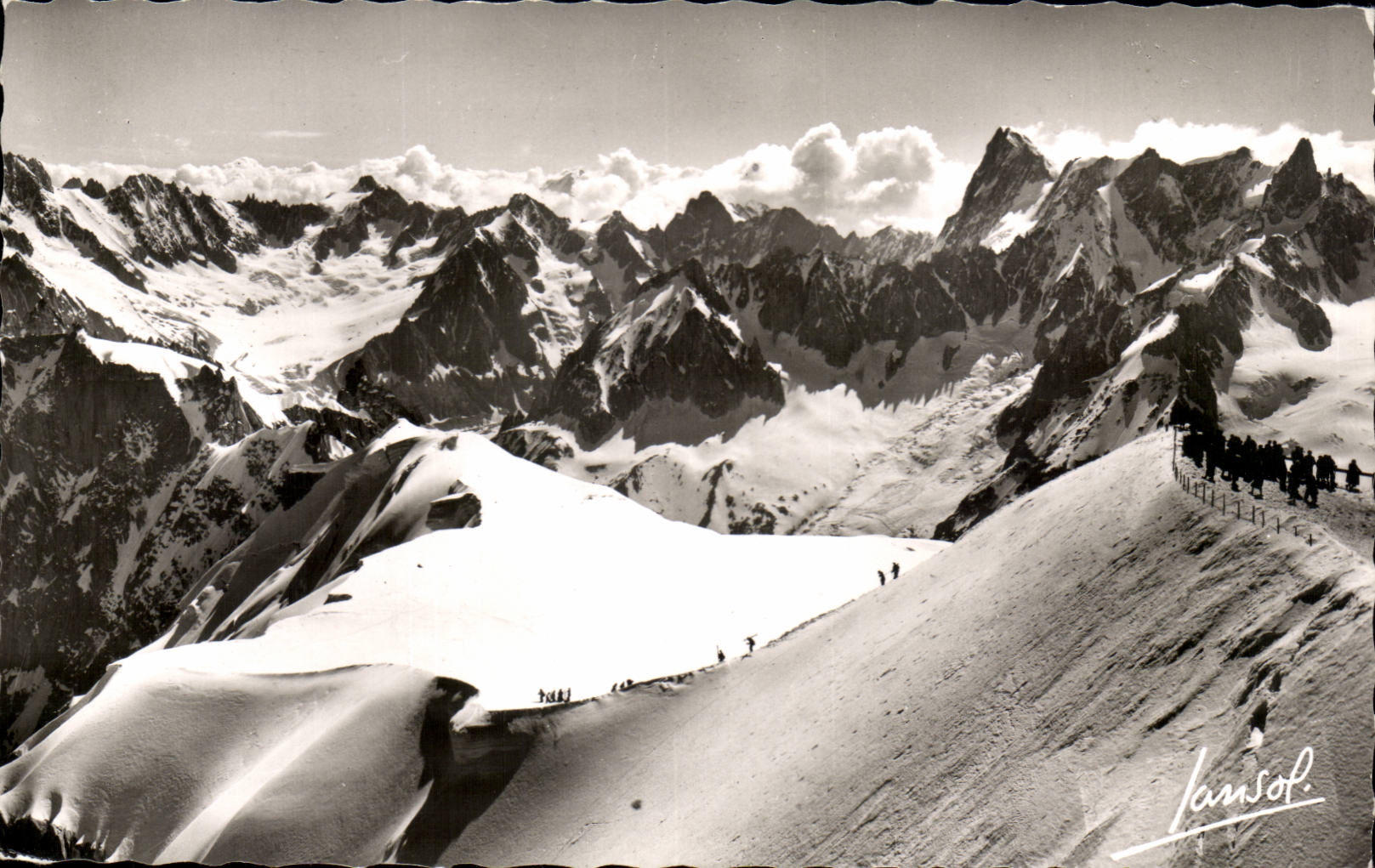 Chamonix-Mont-Blanc — Gipfel des Seilbahns der Midi — Jansol