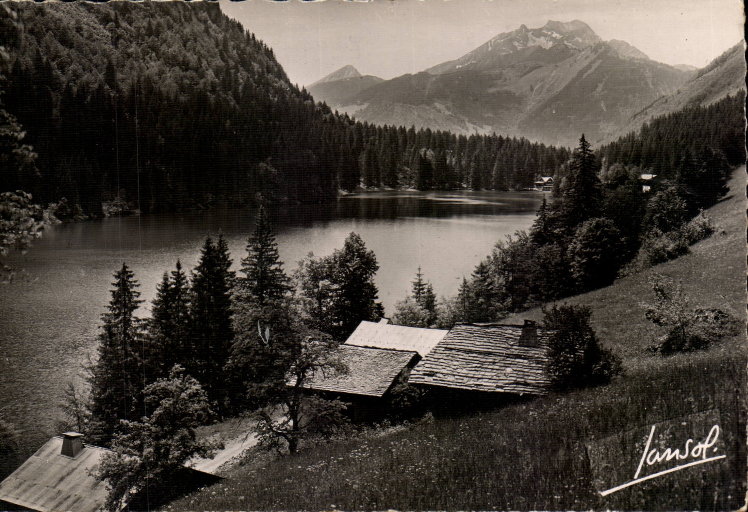 Lac de Thonon-les-Bains — vue panoramique — Jansol