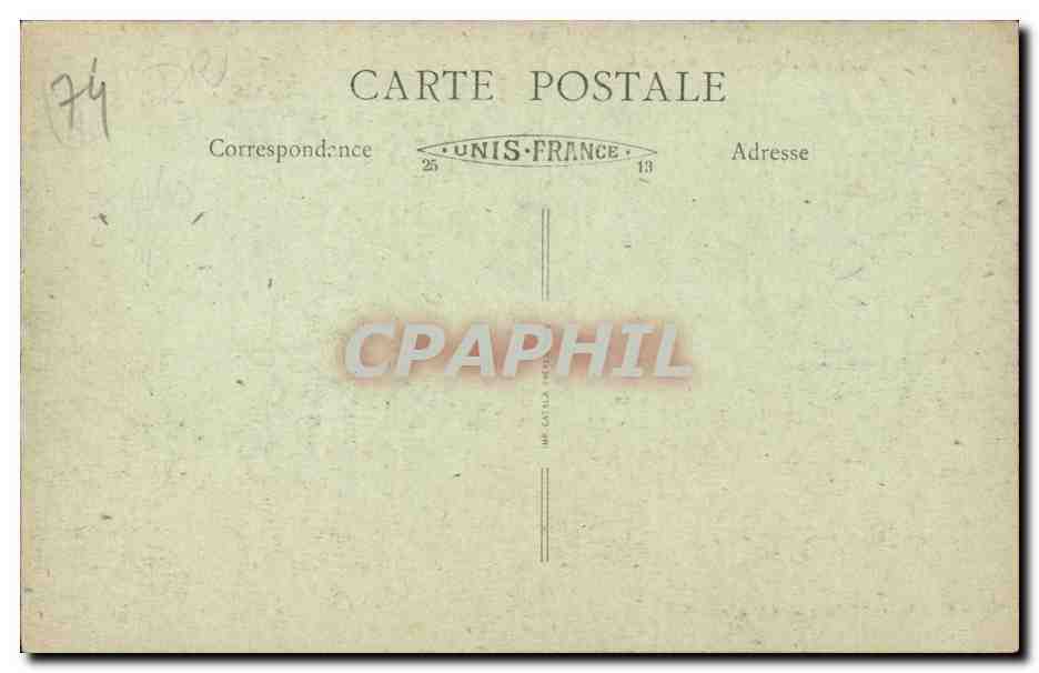 Modane CPa Quartier de la gare — Rückseite
