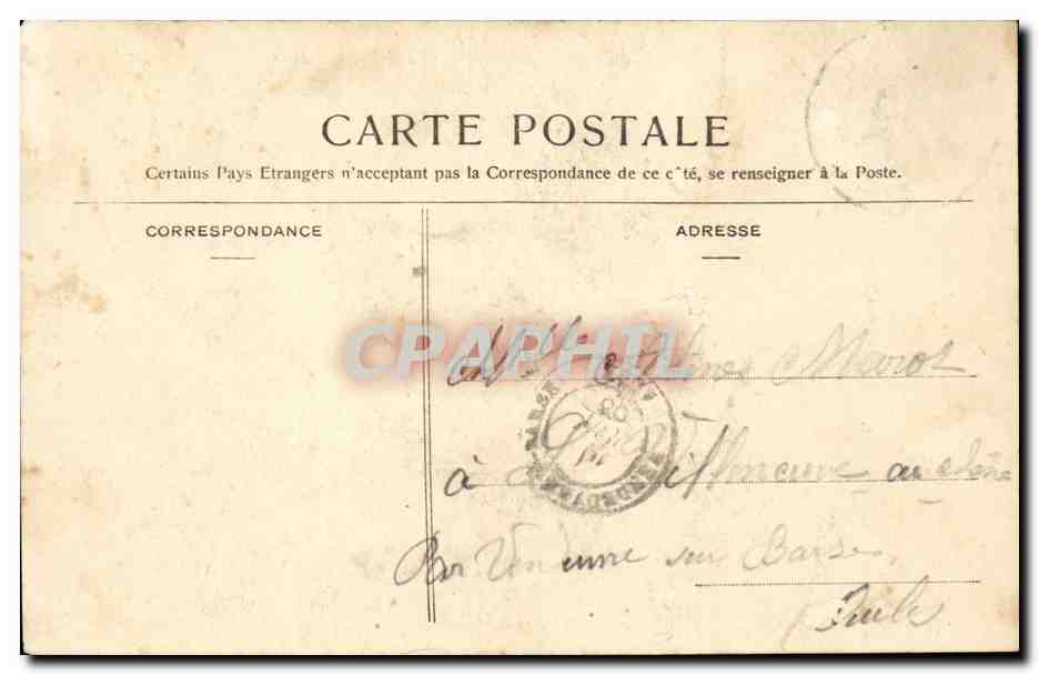 Le Cabinet du Directeur — scène comique — RW & CO, Nancy, n°4 — Verso