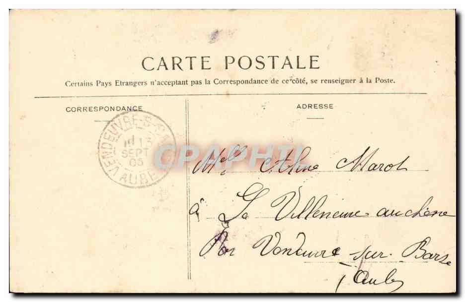 La Chanteuse — Le Cabinet du Directeur — Rhâco, Nancy, n°5 — Verso
