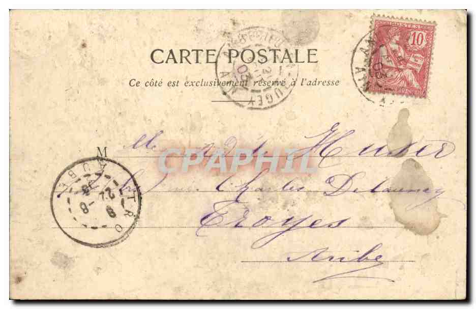 CPA Fantaisie Enfant J'ai l'oeil et la bonne (Napoleon) — Rückseite