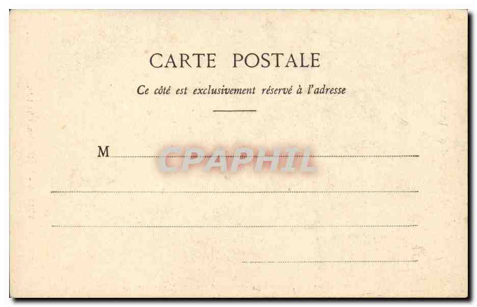 Jeune femme en robe bleue tenant des fleurs — Liangage des Fleurs — Phototype A. Bingen & Cie, Toulouse — Achterkant