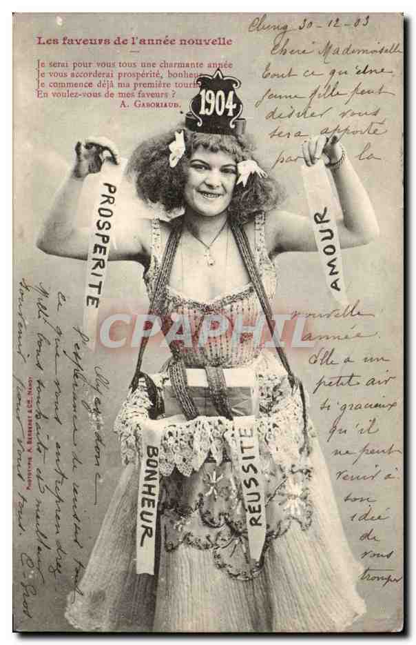 Femmes des faveurs de l'année nouvelle — 1904 — A. Gaboriaud & Cie, Nancy