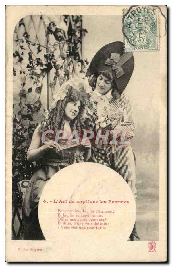 Deux femmes en jardin — Édition Bergeret, n°4