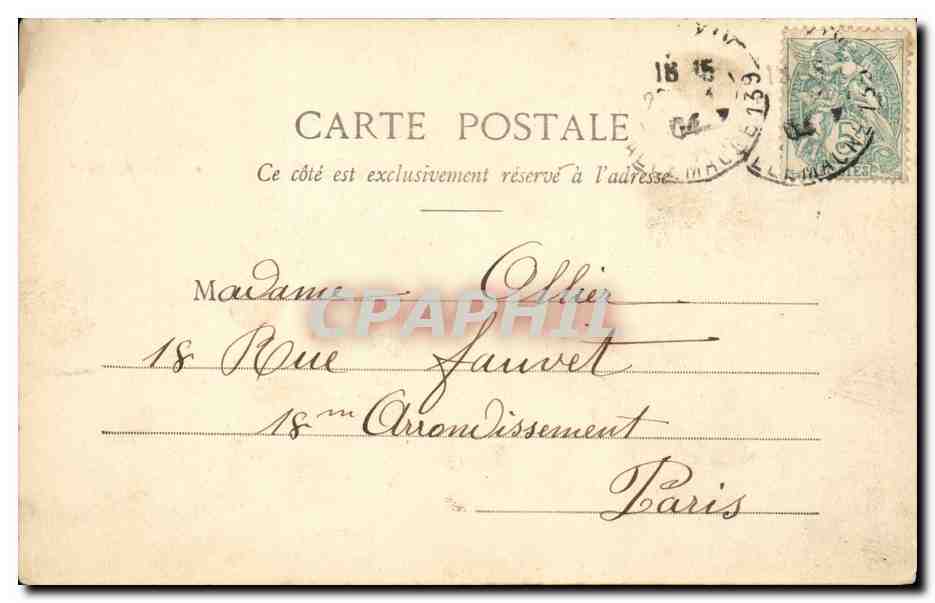 Le Baromètre du Ménage — La Pluie. — Phototype A. BERGENET & Cie, Nancy — Verso