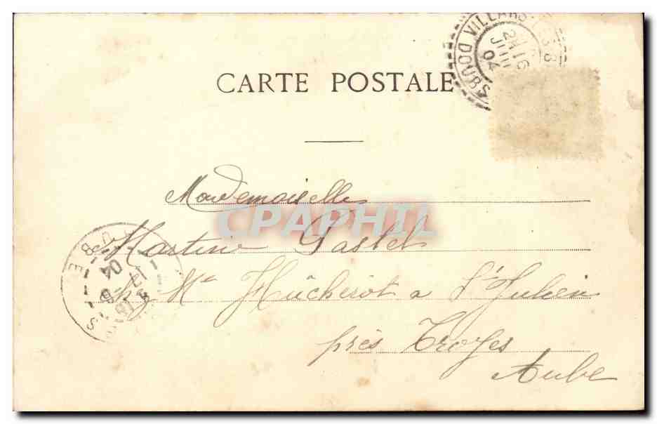 CPA Fantaisie Gendre et belle mere — Rückseite