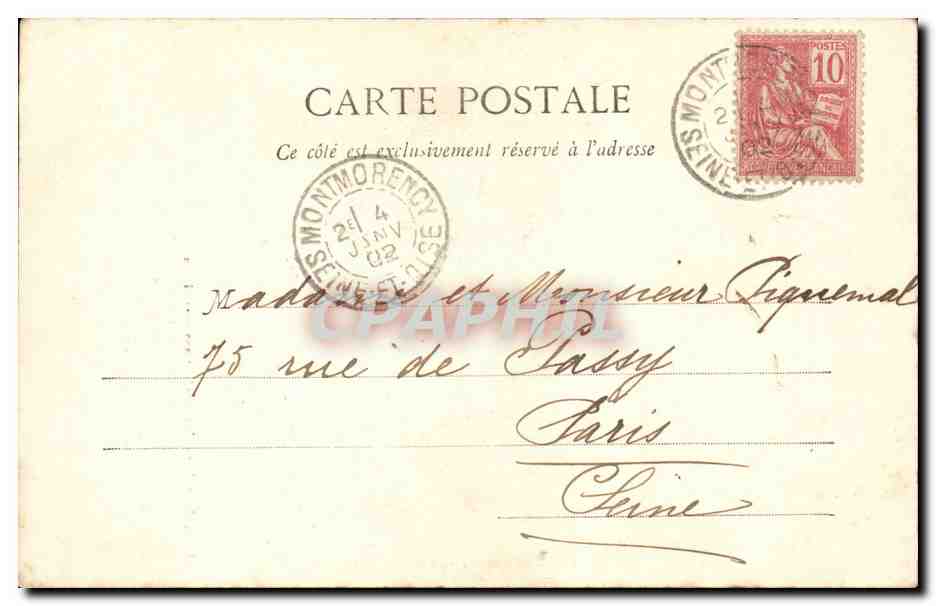 CPA Fantaisie La coquetterie du ramoneur (enfant metier) — Rückseite
