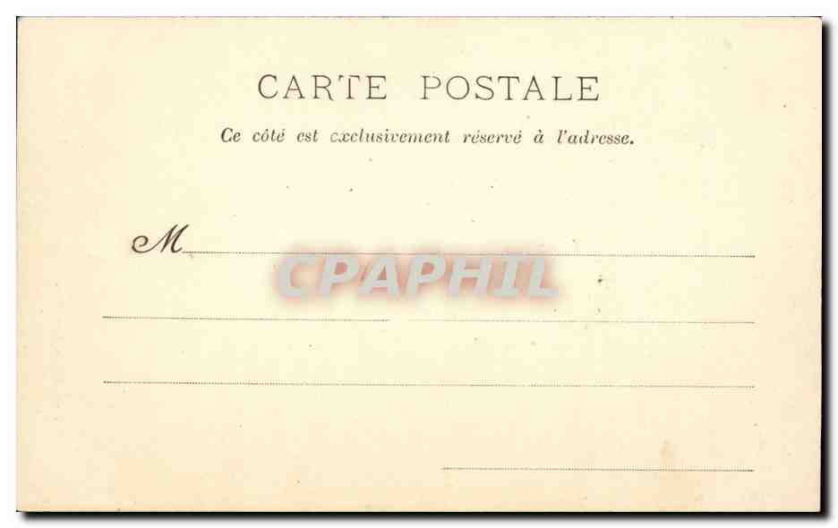 CPA Fantaisie Enfant bebe et le diable (devil) — Verso