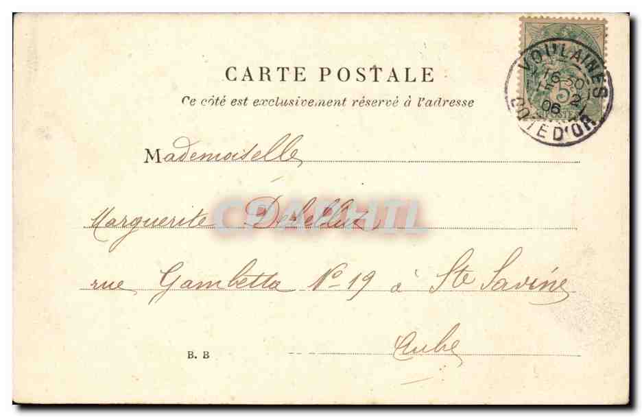 CPA Fantaisie Enfants et bonhomme de neige — Rückseite