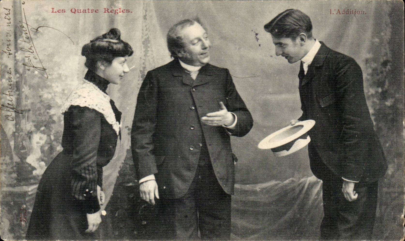 Les Quatre Règles — L'Addition — Afficheaux & F. Lafrance