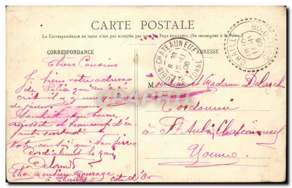 Femme parmi les branches d'un cerisier — Poétique A. Beauret & Cie, N° 8 — Reverso