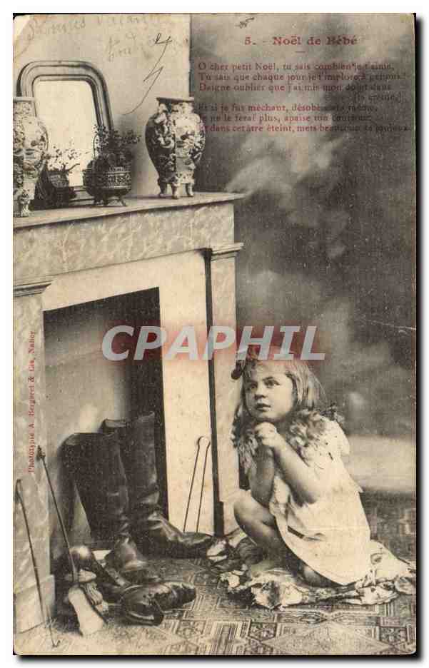 CPA Fantaisie Enfant Noel de Bebe