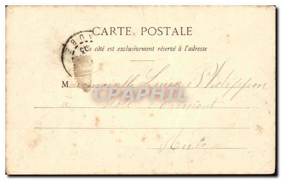 CPA Fantaisie Enfant Noel de Bebe — Verso