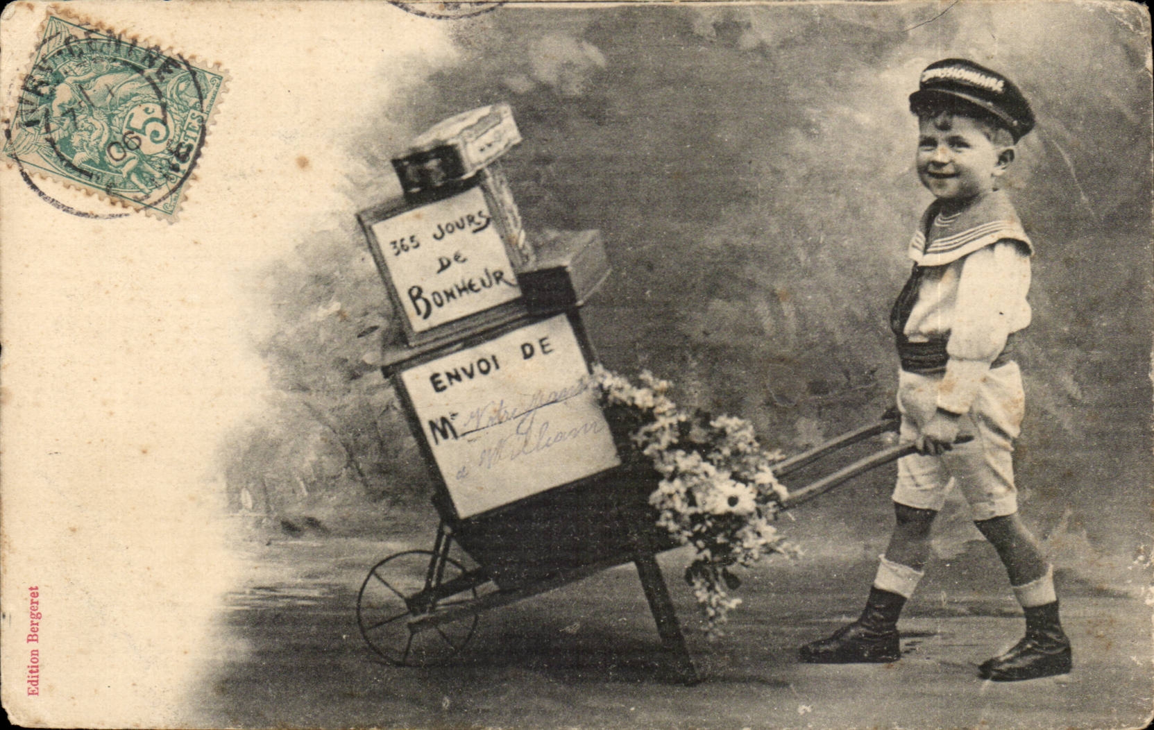 CPA Fantaisie Enfant Des jours de bonheur 