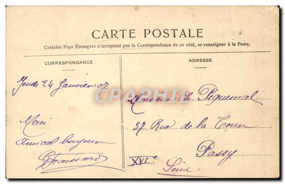 Deux fées, Coiffées. — Coiffées, série n° 34 — éditeur Coiffées, Paris — Reverso