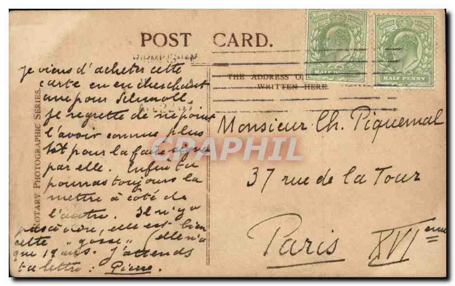 CPA Miss Lulu Valli  — Verso