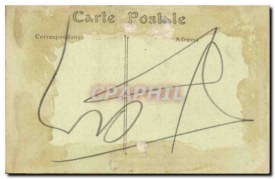 Aux bains de mer Sur la plage CPA Baigneuse (femme folklore costume) — Verso