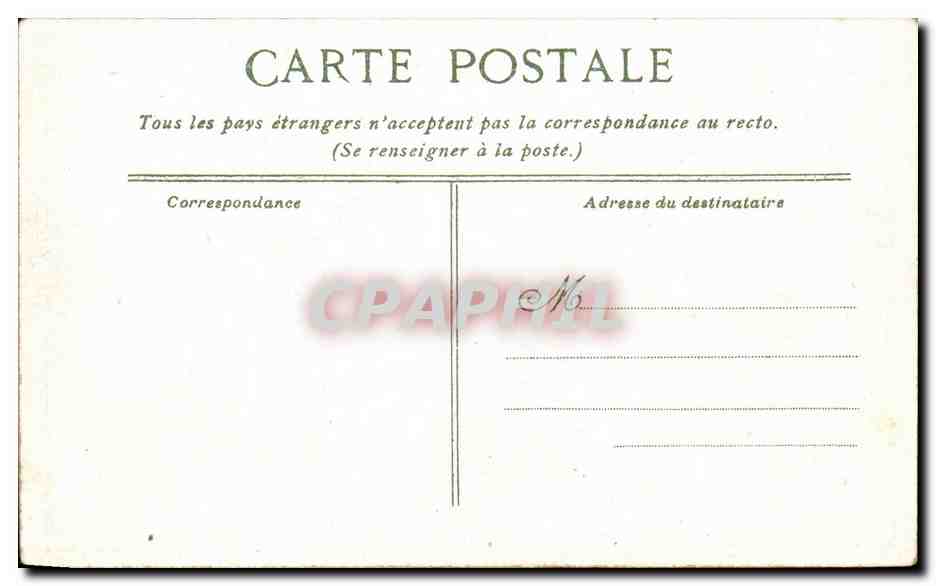 CPA La corde a maree basse (enfants) — Verso