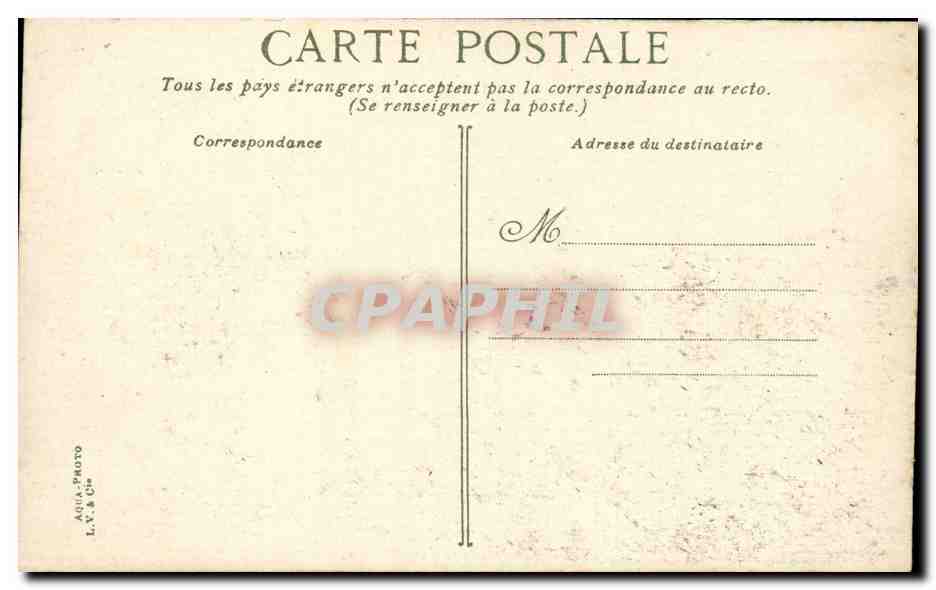 CPA Un quatuor (enfants ane donkey mule) — Rückseite