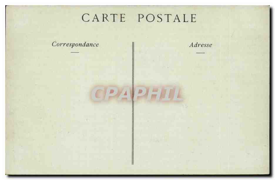 Cabourg CPA Les bains de mer — Verso