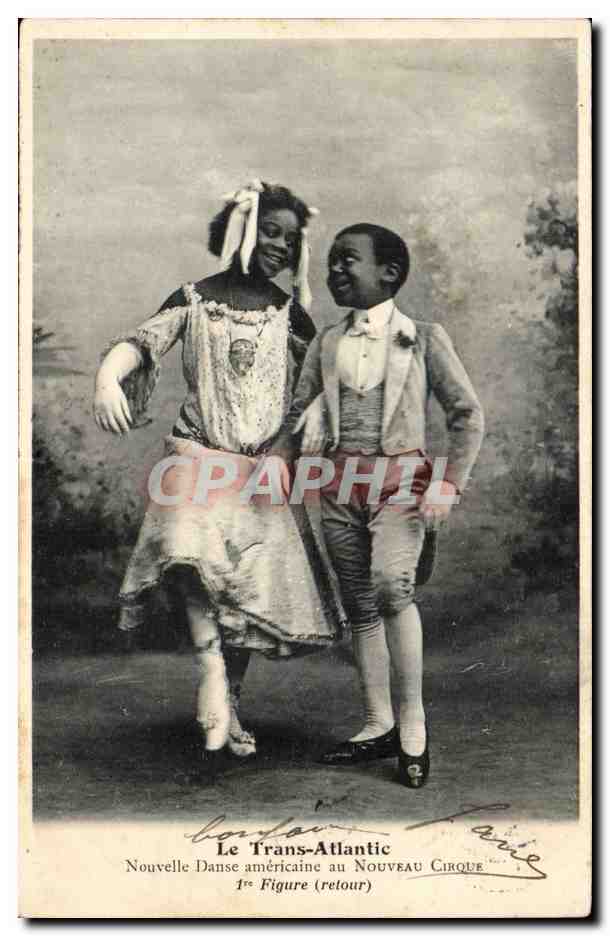 CPA Le Trans Atlantic Nouvelle dansse americaine au nouveau cirque 1ere figure (retour cabaret)