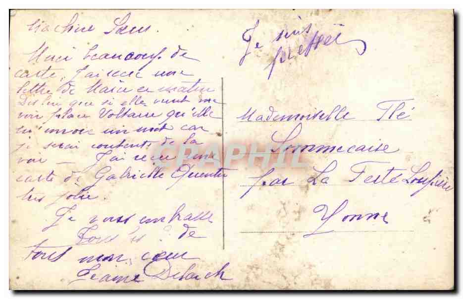Langage des Timbres — Paris, 28-8-13 — éditeur inconnu — Reverso