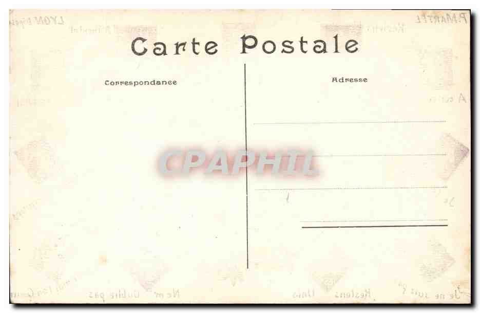 CPA Fantaisie Femme Langage du timbre Semeuse — Rückseite