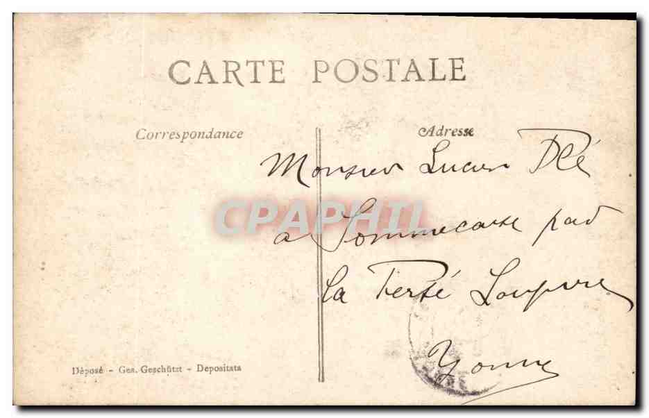 Jeune femme tenant un télégramme — éditeur AICS n°514 — Reverso