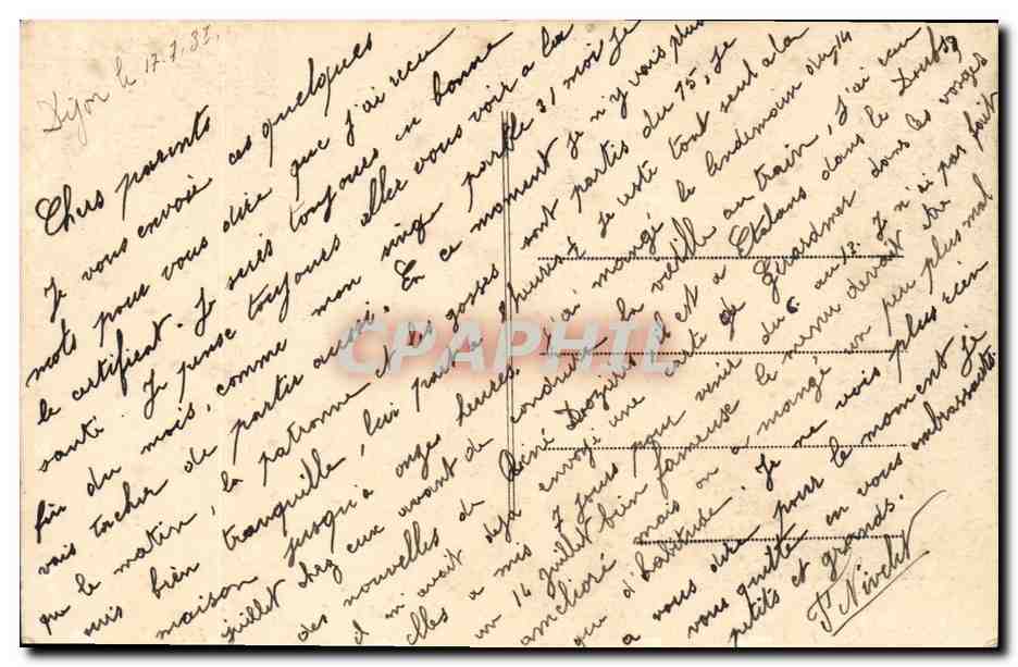 Troupe Fallone — Souvenir du Passage de la petite Troupe FALLONE — éditeur non visible — Reverso