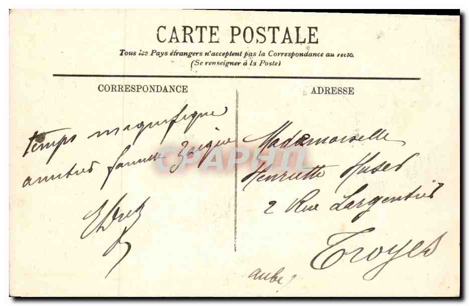 Le Mont-Doré — Baigneurs — Retour du Bain. LL. — Verso