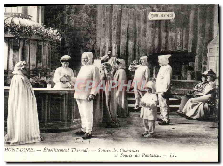 Mont-Dore — Établissement Thermal — Source des Chanteurs et Source du Panthéon — LL