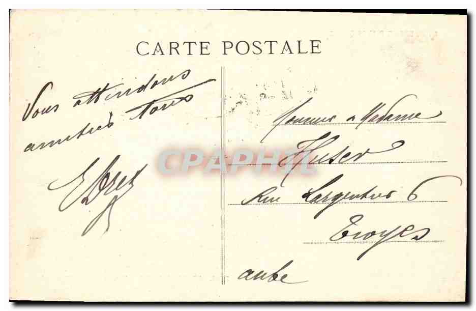 Le Mont-Dore — Salle des Bains de Pieds (Hommes) — Etablissement Thermal — n°3366 — Verso