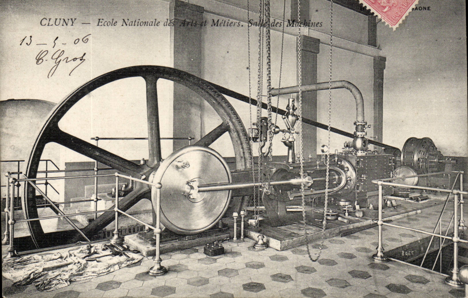 Cluny Ecole national des arts et metiers Salle des machines