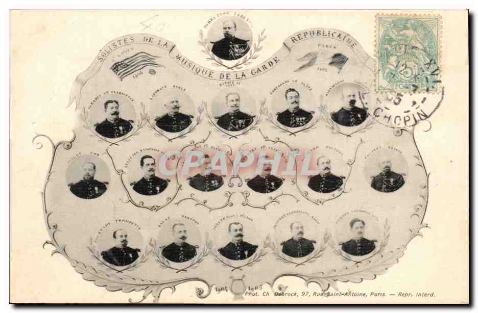CPA Solistes de la musique de la garde republicaine (musiciens)