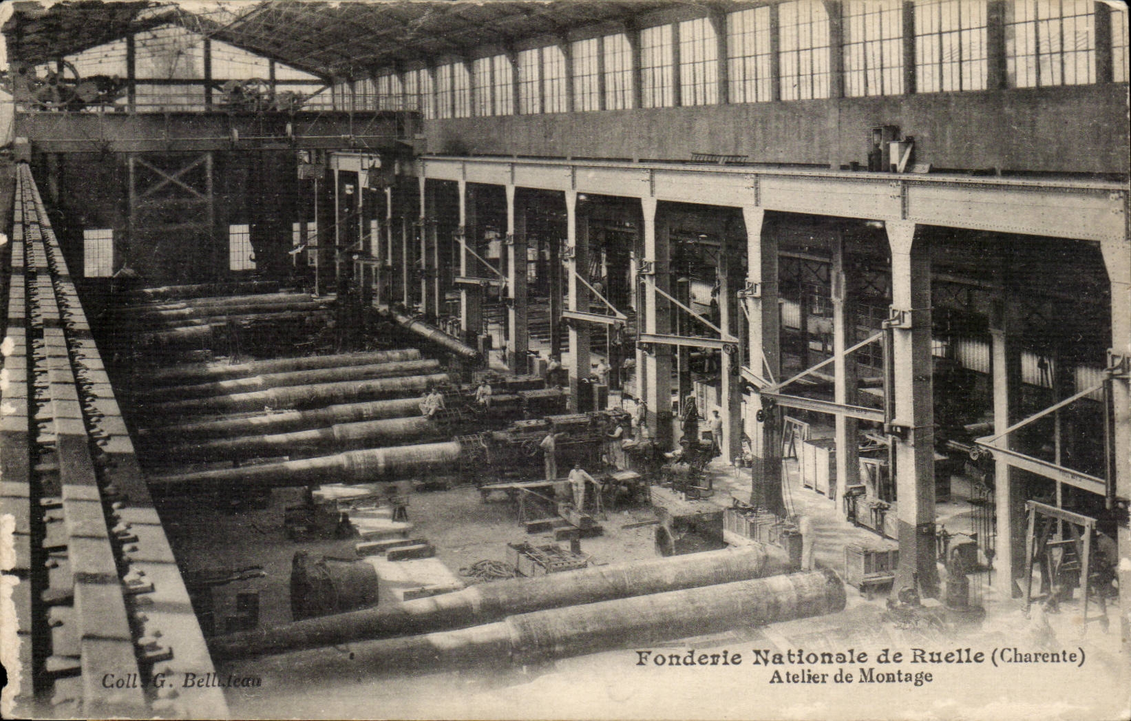 Fonderie Nationale de Ruelle (Charente) — Atelier de Montage — Coll. G. Belliean