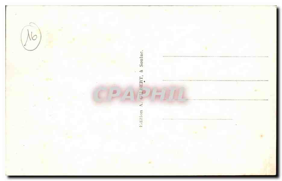 Angouleme CPA Vieille rue Saint Martin — Rückseite