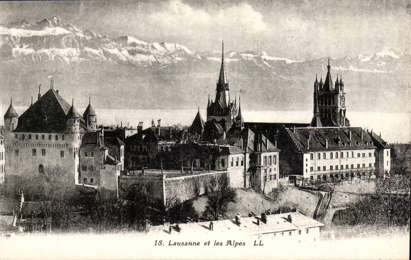 Suisse - Schweiz - Lausanne et les Alpes - CPA 