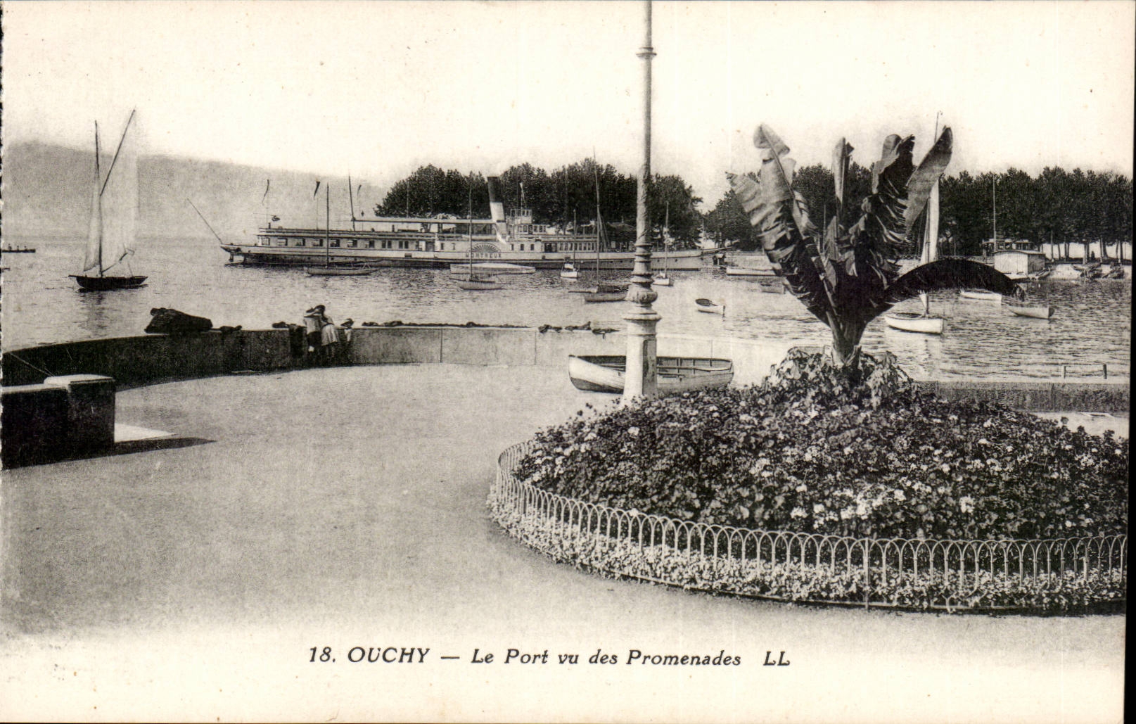 Suisse - Schweiz - Ouchy - Le Port vu des Promenades - CPA 