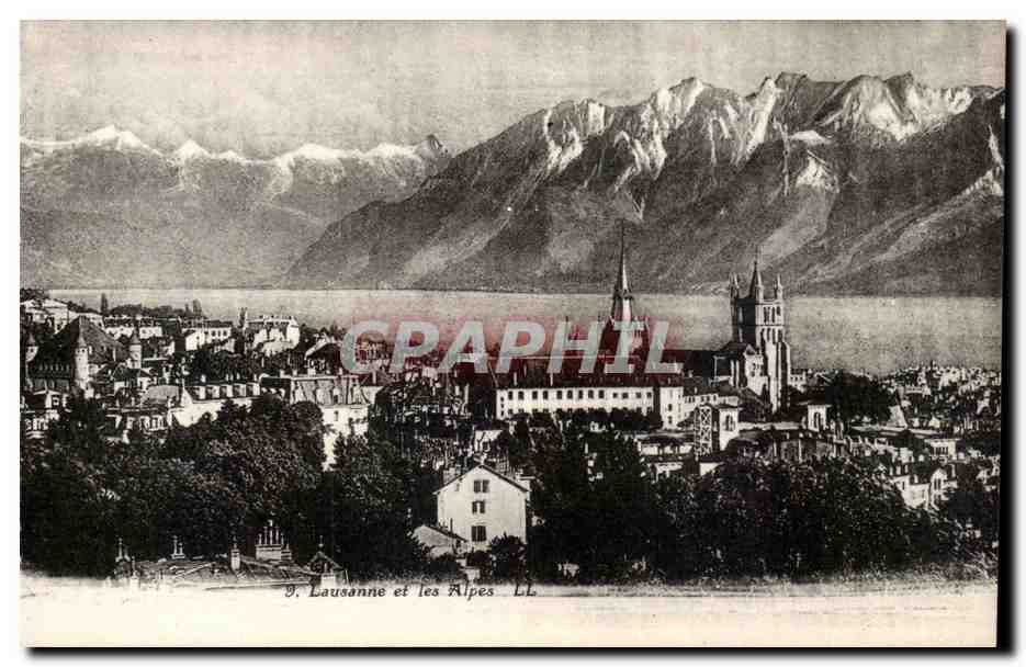 Suisse - Schweiz - Lausanne et les Alpes - CPA 