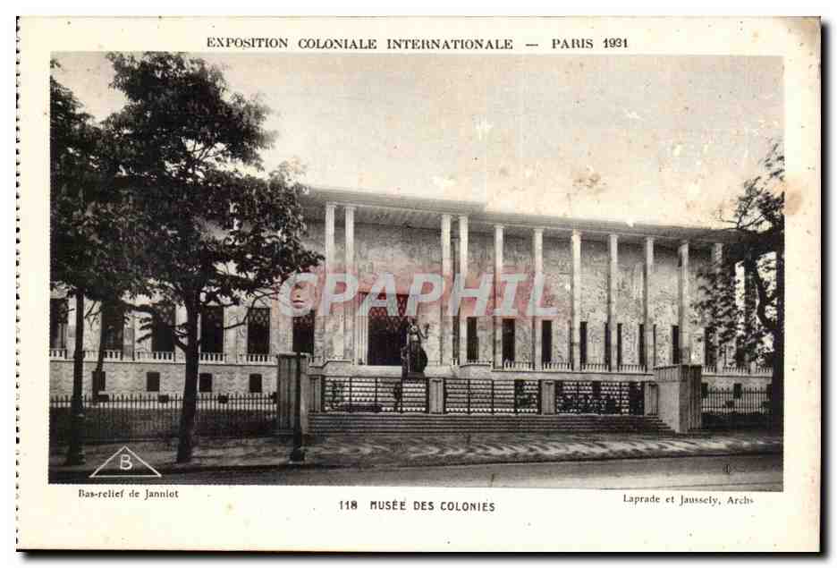 Paris - Exposition Coloniale Paris 1931 - Musee des Colonies - CPA 